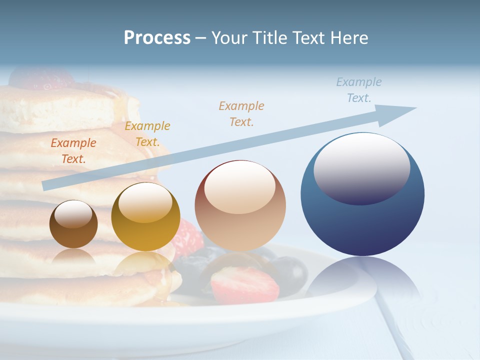 Piled Column Pancakes PowerPoint Template