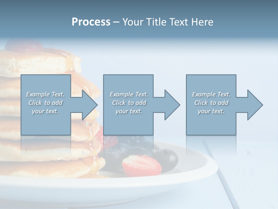 Piled Column Pancakes PowerPoint Template