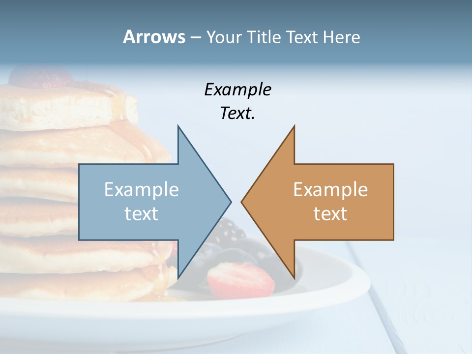 Piled Column Pancakes PowerPoint Template