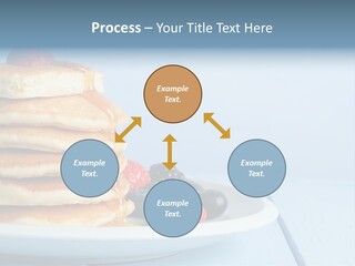 Piled Column Pancakes PowerPoint Template