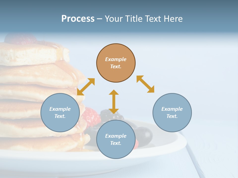 Piled Column Pancakes PowerPoint Template