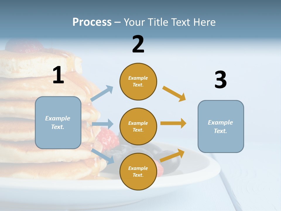 Piled Column Pancakes PowerPoint Template