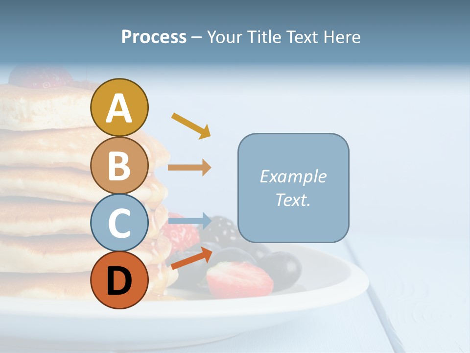 Piled Column Pancakes PowerPoint Template