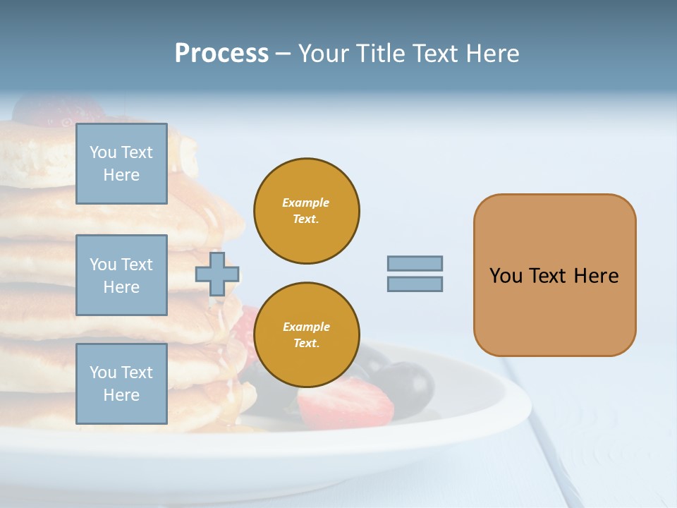 Piled Column Pancakes PowerPoint Template