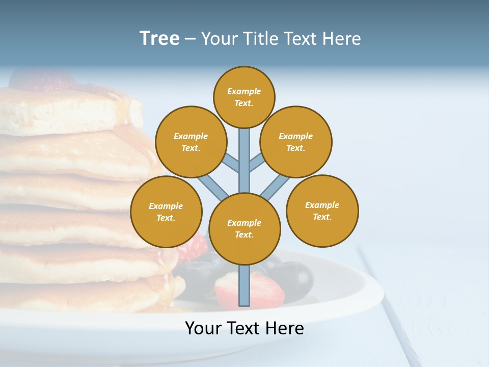 Piled Column Pancakes PowerPoint Template
