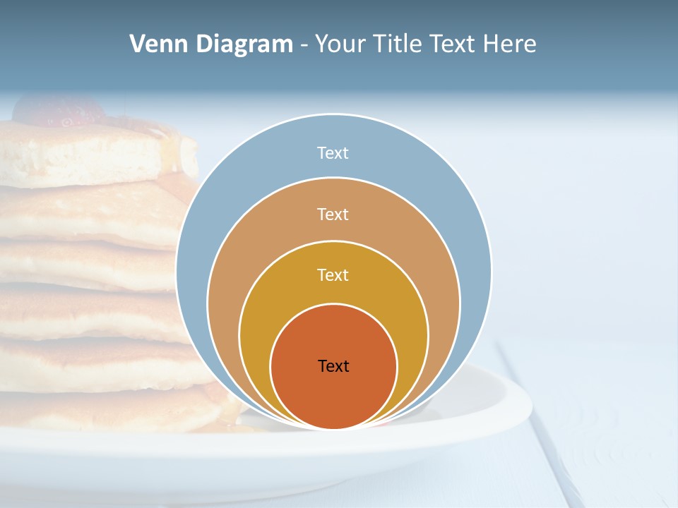 Piled Column Pancakes PowerPoint Template