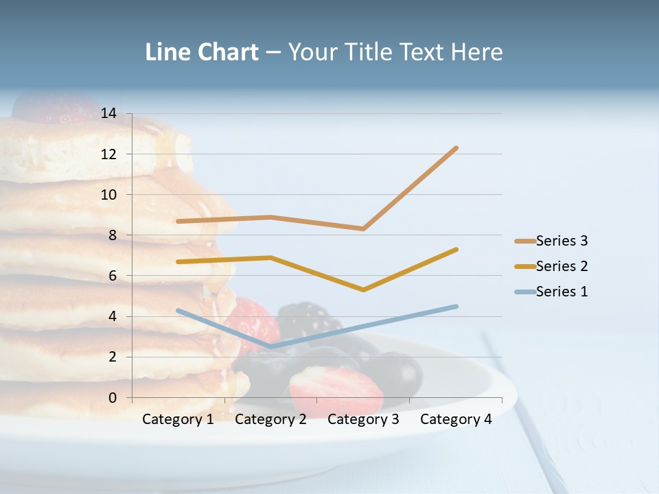 Piled Column Pancakes PowerPoint Template
