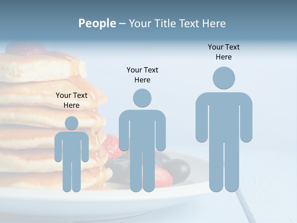 Piled Column Pancakes PowerPoint Template
