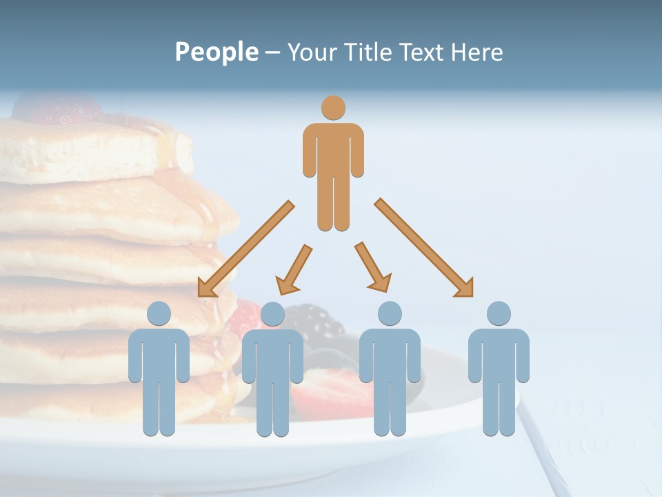 Piled Column Pancakes PowerPoint Template
