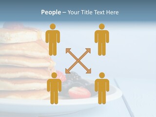 Piled Column Pancakes PowerPoint Template