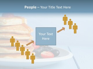 Piled Column Pancakes PowerPoint Template