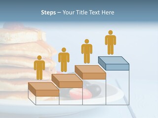 Piled Column Pancakes PowerPoint Template