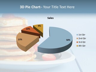 Piled Column Pancakes PowerPoint Template