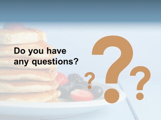 Piled Column Pancakes PowerPoint Template