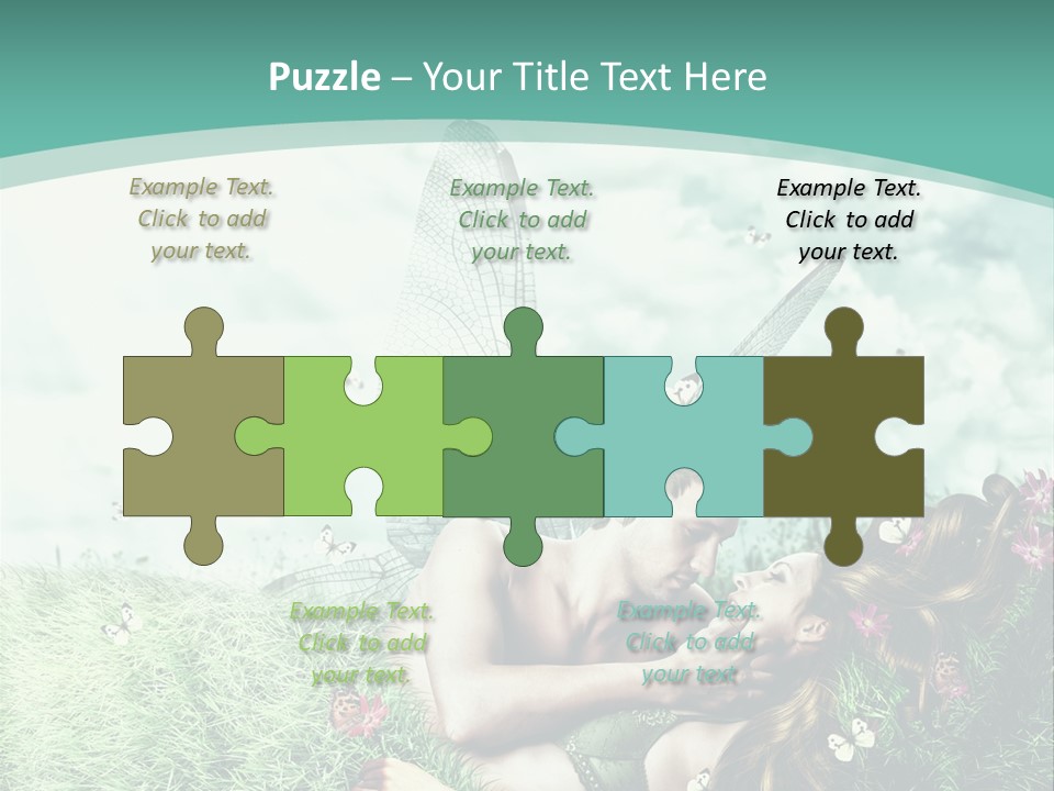 Romantic Lovers Valentines PowerPoint Template