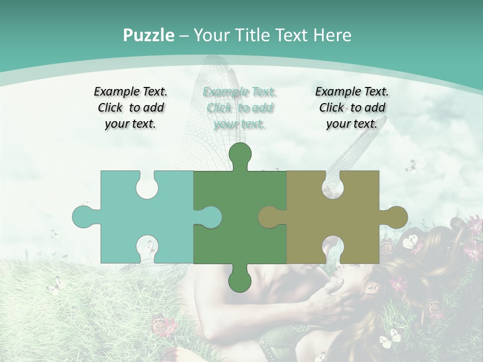 Romantic Lovers Valentines PowerPoint Template