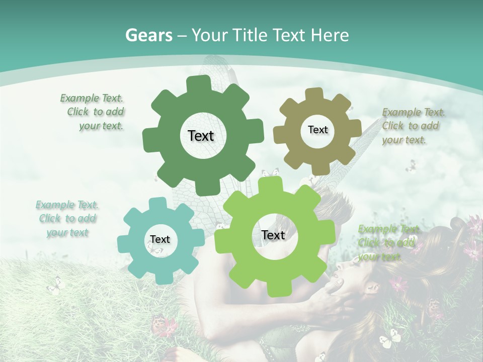 Romantic Lovers Valentines PowerPoint Template