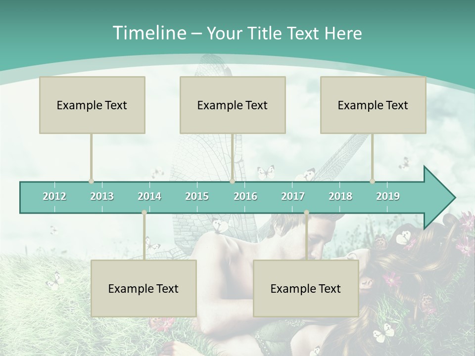 Romantic Lovers Valentines PowerPoint Template