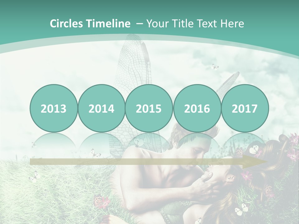 Romantic Lovers Valentines PowerPoint Template