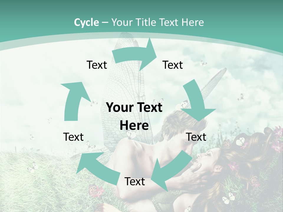 Romantic Lovers Valentines PowerPoint Template