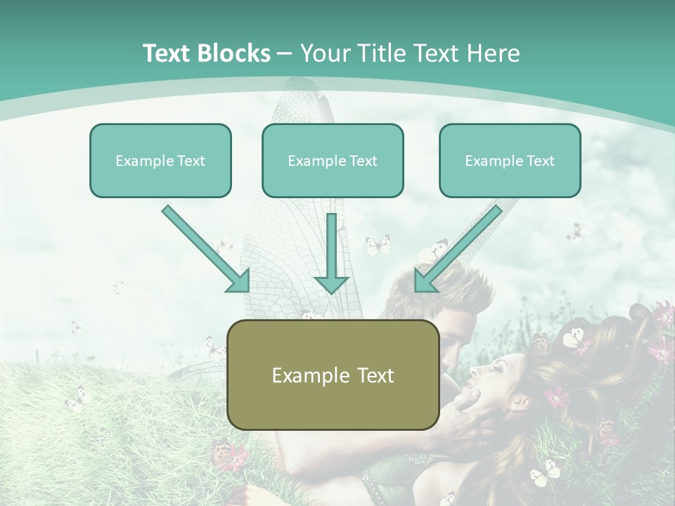 Romantic Lovers Valentines PowerPoint Template