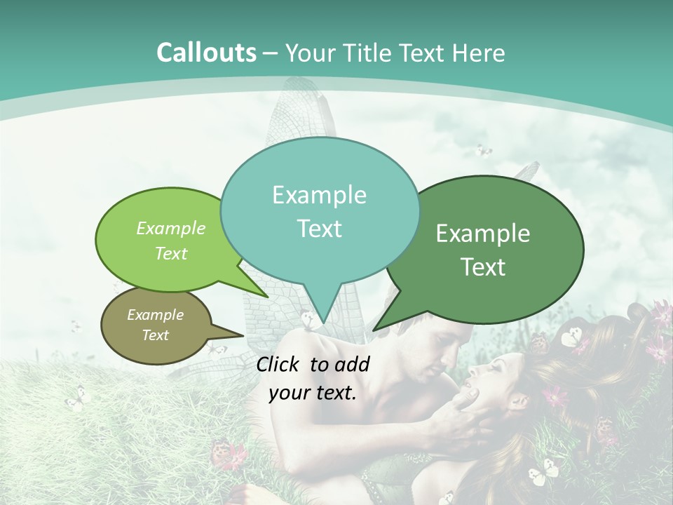 Romantic Lovers Valentines PowerPoint Template