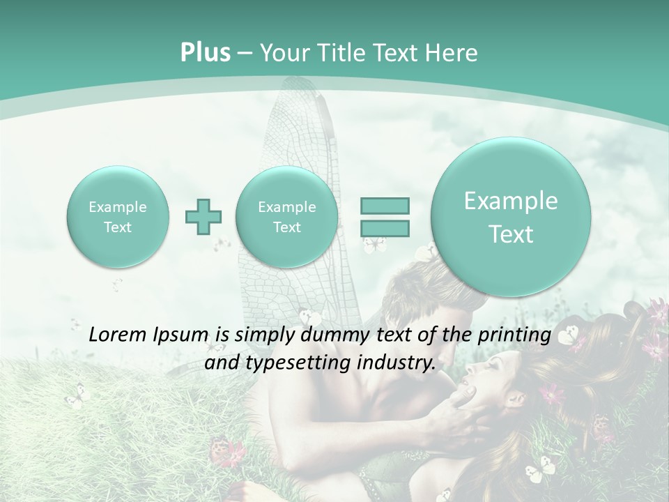 Romantic Lovers Valentines PowerPoint Template