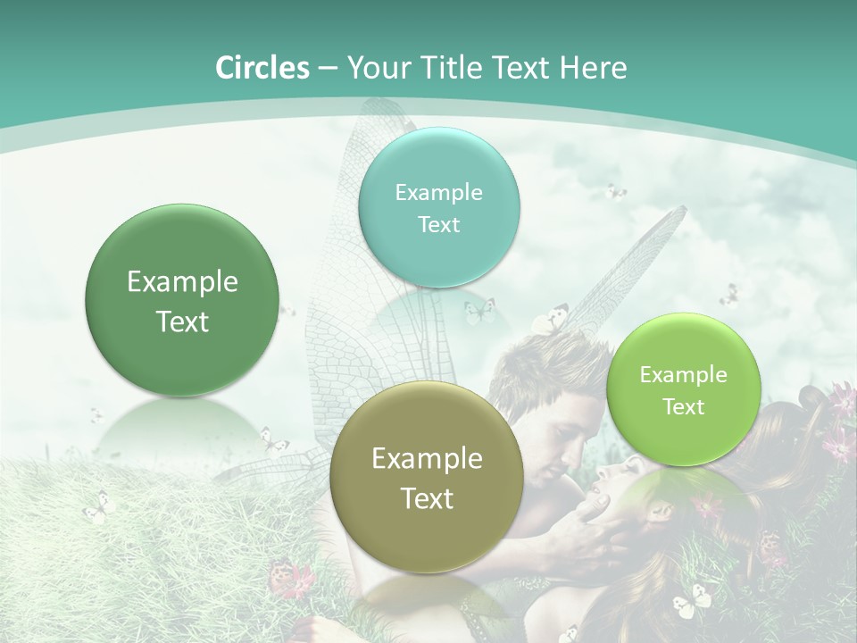 Romantic Lovers Valentines PowerPoint Template