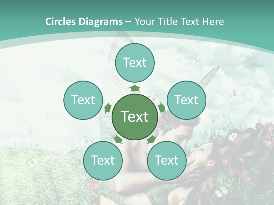 Romantic Lovers Valentines PowerPoint Template