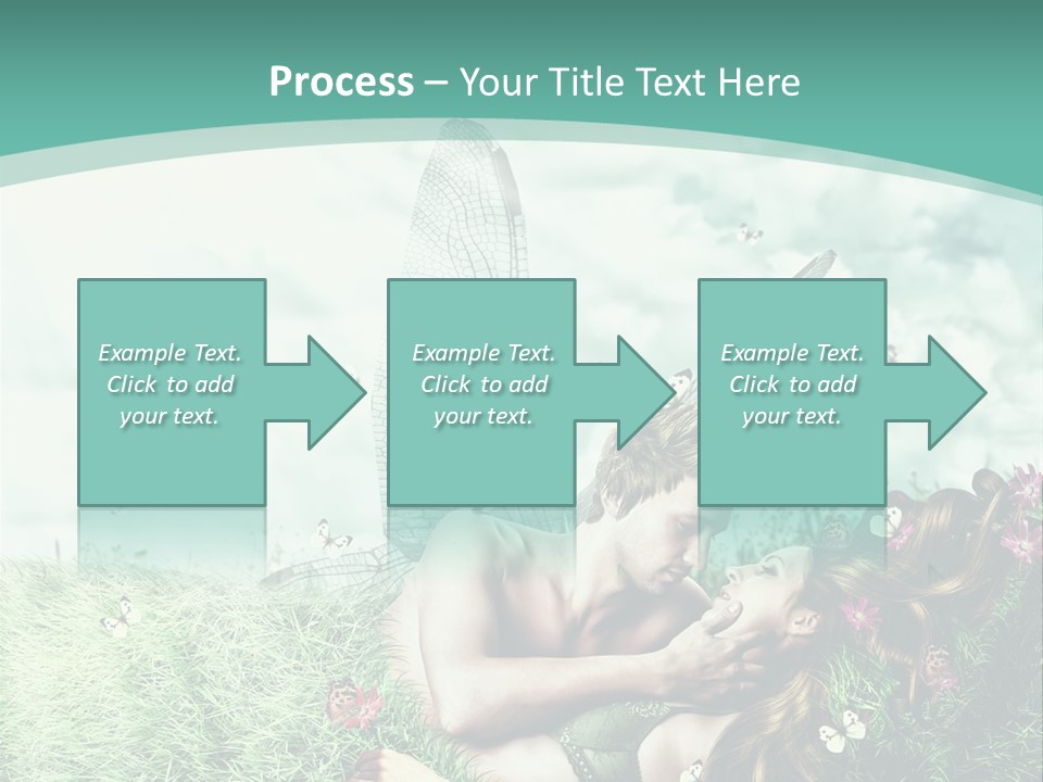 Romantic Lovers Valentines PowerPoint Template