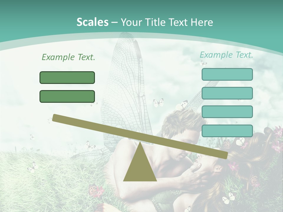 Romantic Lovers Valentines PowerPoint Template