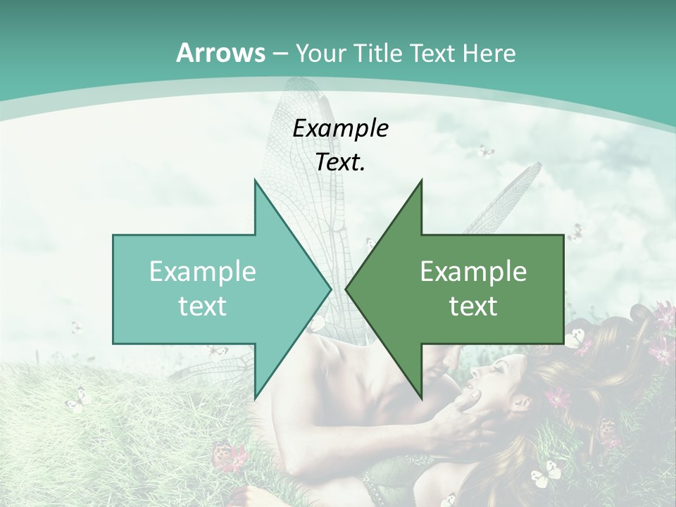 Romantic Lovers Valentines PowerPoint Template