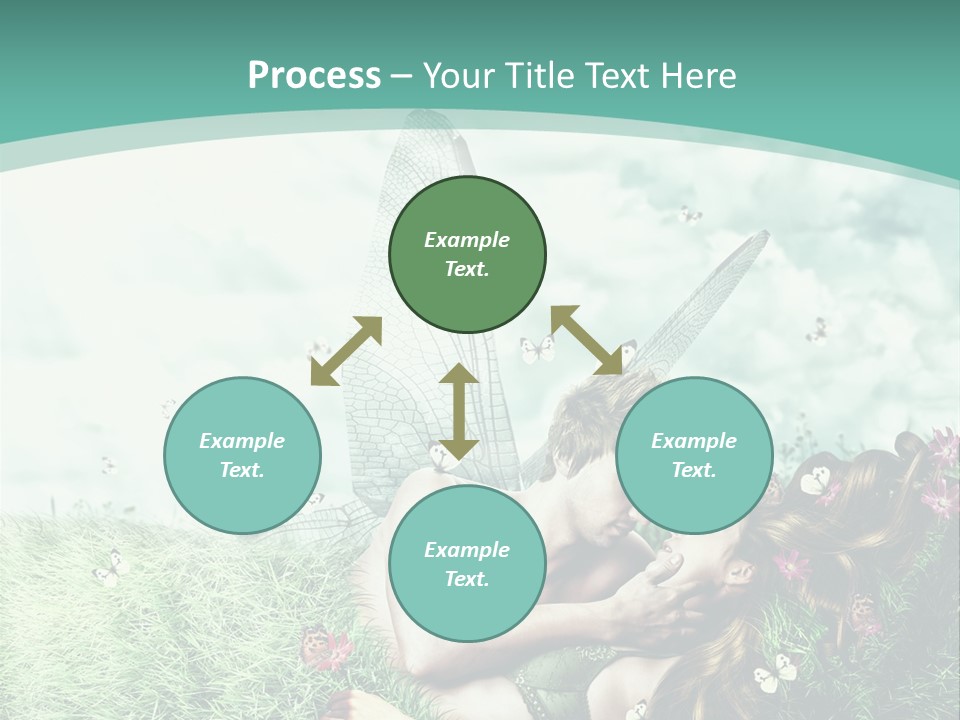 Romantic Lovers Valentines PowerPoint Template