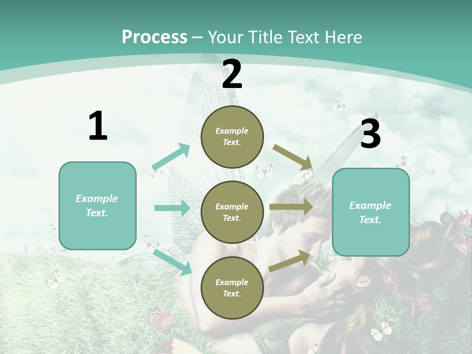 Romantic Lovers Valentines PowerPoint Template