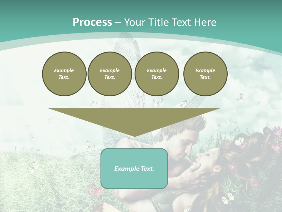 Romantic Lovers Valentines PowerPoint Template