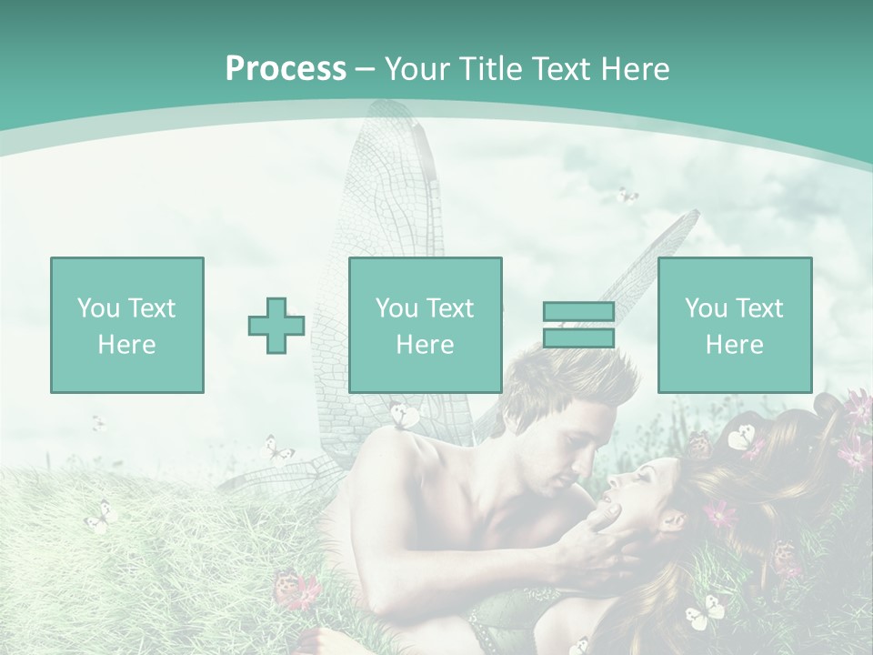Romantic Lovers Valentines PowerPoint Template