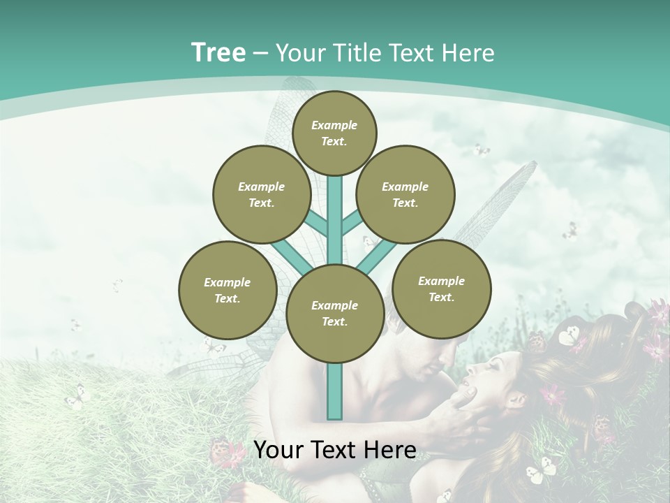 Romantic Lovers Valentines PowerPoint Template