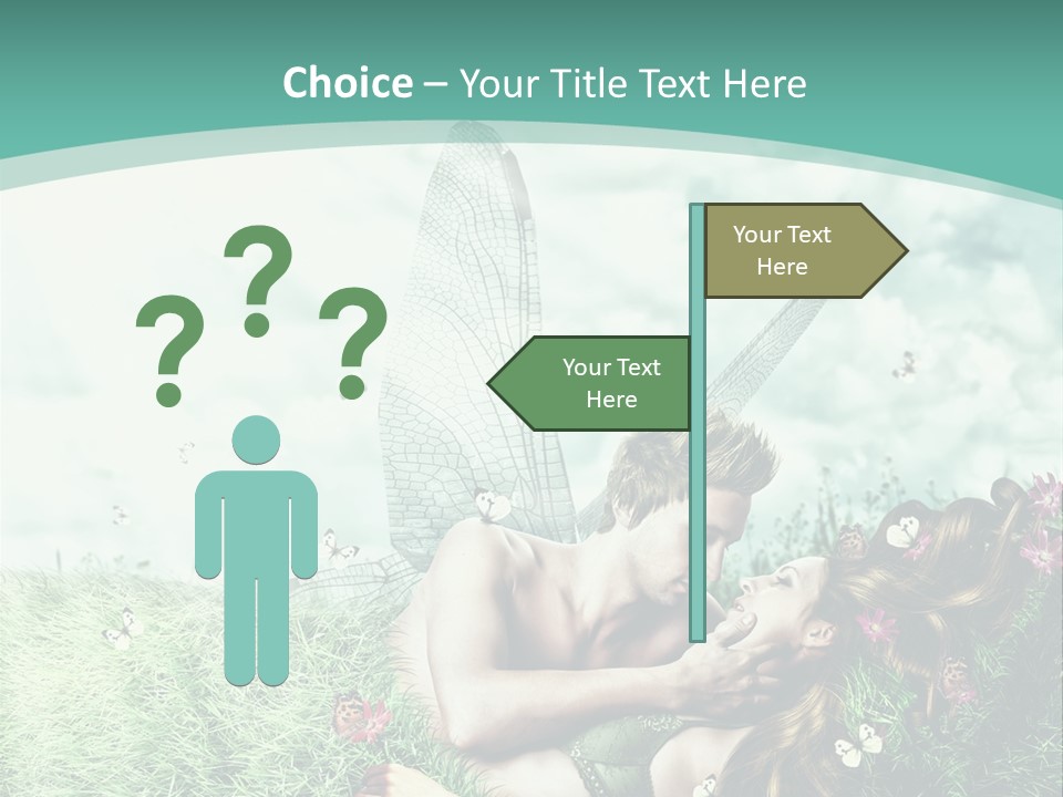 Romantic Lovers Valentines PowerPoint Template