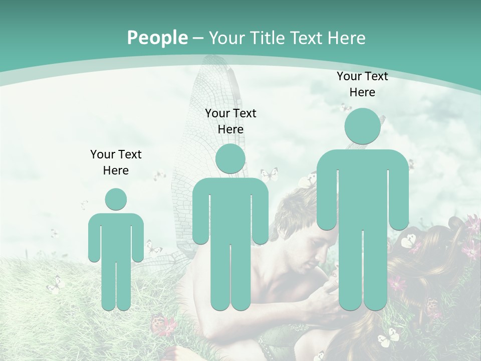 Romantic Lovers Valentines PowerPoint Template