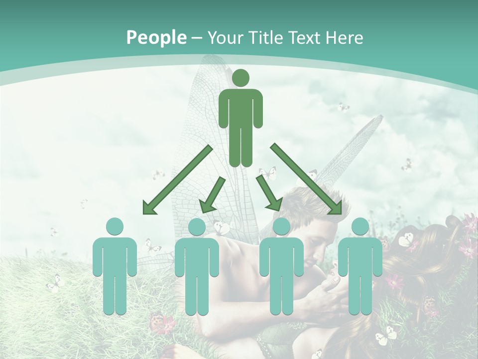 Romantic Lovers Valentines PowerPoint Template