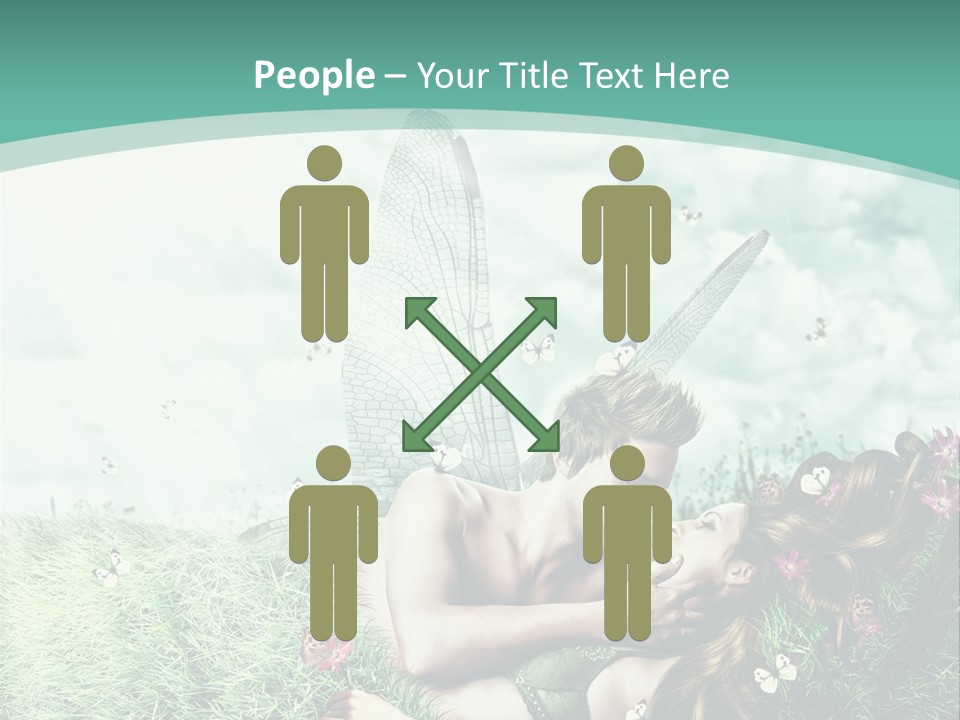 Romantic Lovers Valentines PowerPoint Template