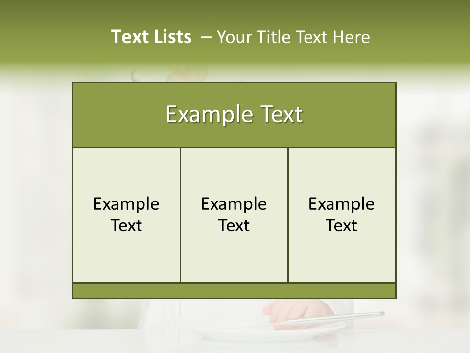 Table Smart Etiquette PowerPoint Template