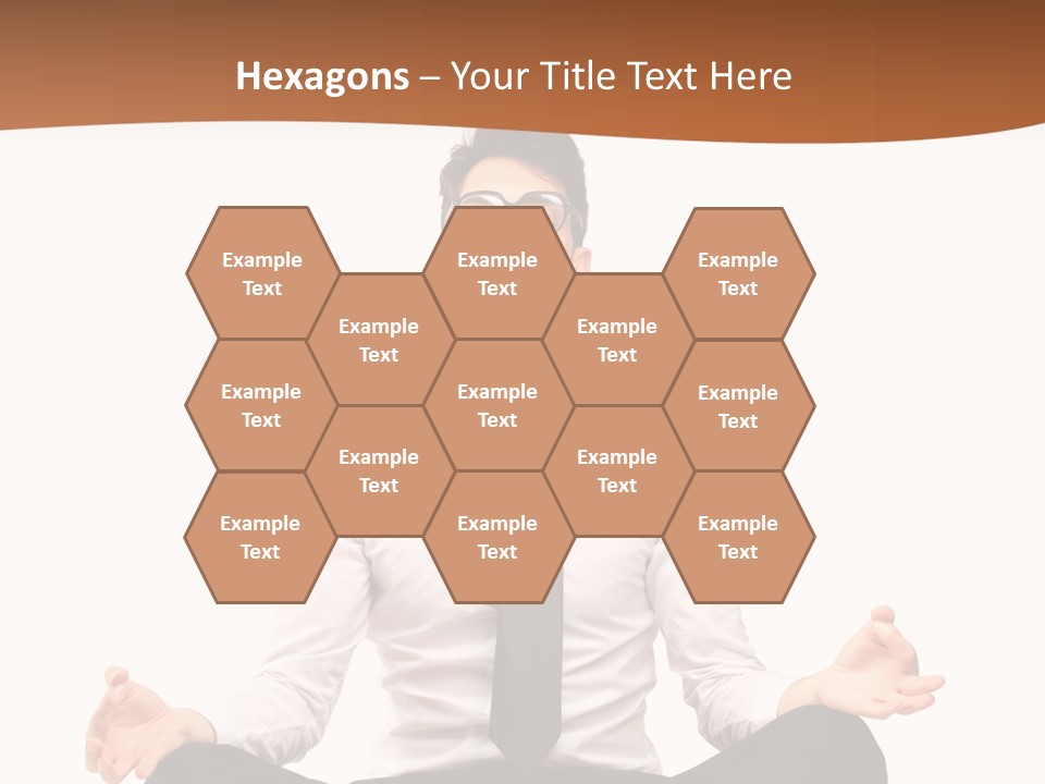 Relax Young Isolated PowerPoint Template