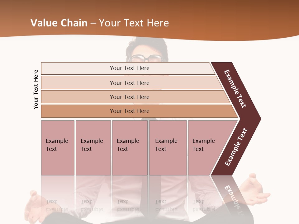 Relax Young Isolated PowerPoint Template
