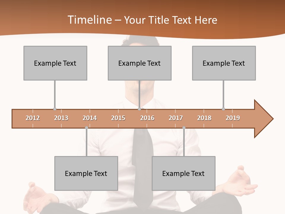 Relax Young Isolated PowerPoint Template