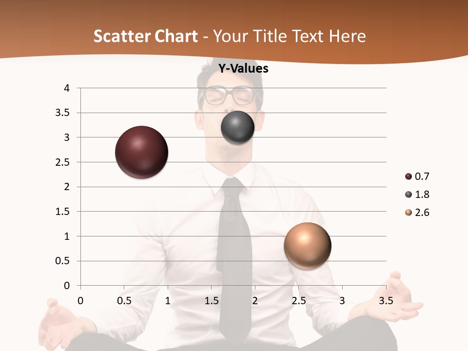 Relax Young Isolated PowerPoint Template