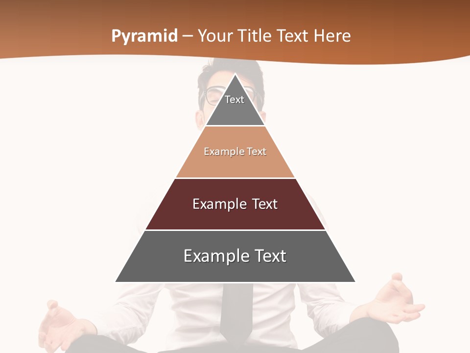 Relax Young Isolated PowerPoint Template