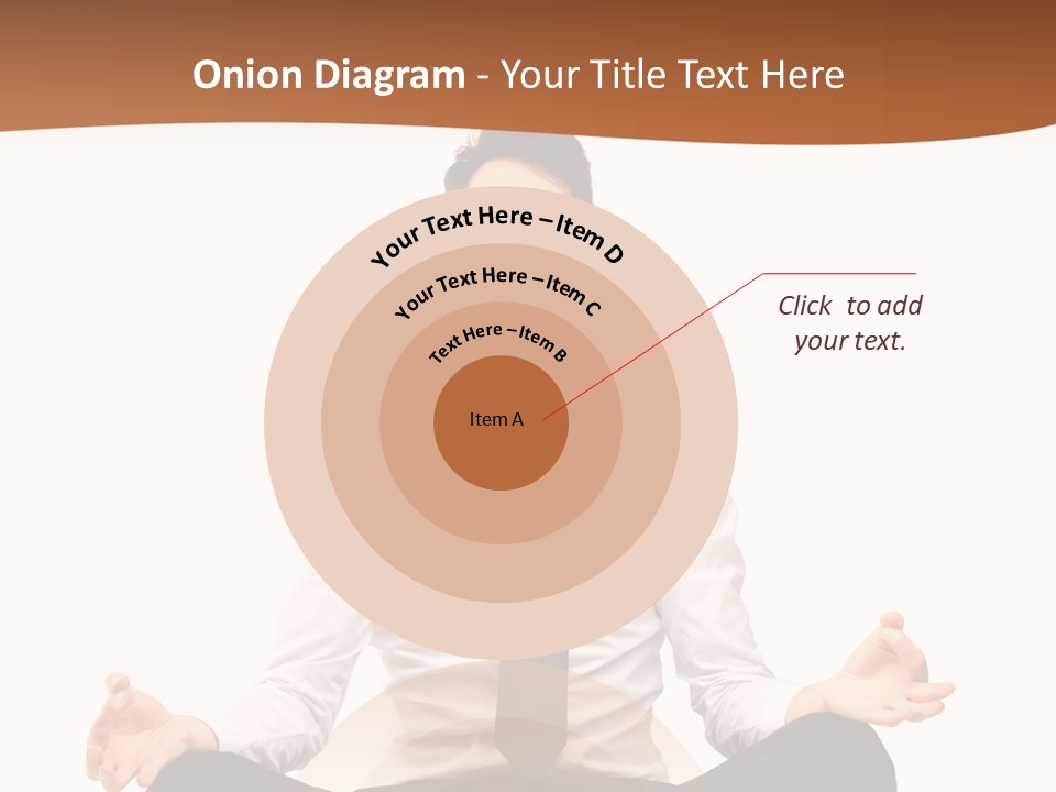 Relax Young Isolated PowerPoint Template