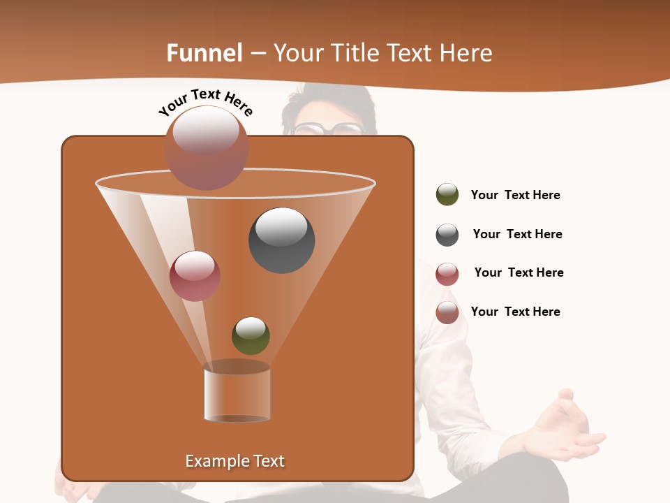 Relax Young Isolated PowerPoint Template