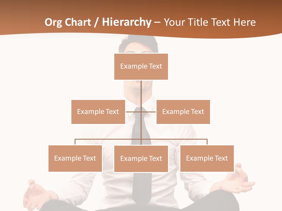 Relax Young Isolated PowerPoint Template